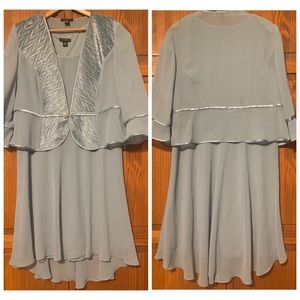 PRICED TO SELL! 2-Piece Formal Dress and Jacket, Plus Size